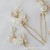 2020 Hot Selling Taobao Supply Bride European Ceramic Flower Natural Pearl Hairpin High Quality Hairpin Hairpin