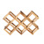 Solid Wood Creative Folding Wine Rack Home Wine Rack Solid and Practical 10 Bottles Creative Wine Rack