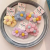2022 Little Girl Hair Accessories Five Petal Flower Colorful Autumn Girls' Hair Band Baby Children Hair Ring Head Rope Rubber Band