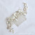 Opal Rhinestone Ceramic Flower Long Hair Comb Natural Pearl Headdress European and American Style Factory Direct Sales