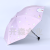 Kai Sen Umbrella Industry Produced Small Portable and Simple Cartoon Pattern Three Fold Rain Dual-Use Sun Protection Sunshade Folding Umbrella