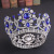 H1260 Bridal Crown Full Circle Wedding Crown round Crown European Retro Court Rhinestone Luxury Big Crown
