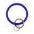 Large round Silicone Bracelet Keychain Outdoor Sports Silicone Bracelet European and American Bracelet Key Case