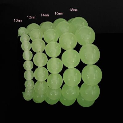 Luminous Fluorescent Stone Men's and Women's round Beads Luminous Pearl Bracelet Live Temple Fair Supply Wholesale