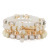 Sold Jewelry Bohemian Multi-Layer Elastic String Bracelet Color Crystal Beads Bracelet Female Factory Wholesale
