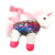 Sequined Unicorn Satchel Waist Children's Cartoon Mini Messenger Bag Women's Plush Small Square Mobile Phone Small Bag