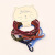 Korean Style Simple Hair Ring Two-in-One Bow Set Ins Knotted Hair Band High Elastic Basic Style 6 Pieces