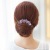 Rhinestone Large Hair Clip Bow Hair Comb Bun Hair Band Korean Crystal Hair Comb Hairpin Headdress Female Clip