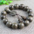 Silkwood Ebony Buddha Beads 2.0 Wooden Cultural Artifact Bracelet 108 Ornament Natural Fragrance Submerged Wood Bracelet