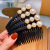 Adult Bang Comb Updo Broken Hair Finishing Comb Temperament Wild Non-Slip Toothed Hairpin Barrettes