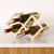 Solid Wood Creative Folding Wine Rack Home Wine Rack Solid and Practical 10 Bottles Creative Wine Rack