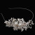 Wedding Headdress Handmade Pearl Alloy Flower Crystal Diamond-Laid Headband Headband Hoop Hair Accessories Headdress