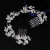 Leaves Luxury Bride Long Headdress Alloy Full Diamond Hair Comb Wedding Rhinestone Dinner Silver Plated Hair Accessories