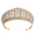 and American Style Baroque Wedding Dress High-End Zinc Alloy Wedding Hair Accessories Rhinestone-Encrusted Wedding Crown
