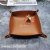 Nordic Ins Storage Box of Leather Desktop Storage Tray PU Leather Jewelry and Cosmetics Key Square Plate