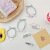 White Dog Side Clip Girls' Hairpin Cartoon Clip Hairware Word Clip Hair Rope Lolita Bang Hairpin a Pair of Hairclips