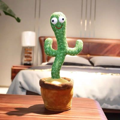 Dancing Cactus Rechargeable Version TikTok Same Cactus Can Learn to Speak Singing Recording Dancing Cactus