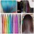 Hair Rope Colorful Ropes Flash Hair Extension Color Stripes Laser Silk Colorful Gold Silk Flash Hair Extension Gold Silk