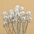 Korean Hair Accessories Wedding Barrettes Bride Hair Braiding Pearl Shining Diamond U-Shaped Flower Headwear 20 PCs/Bag