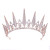 New Arrival Hot Sale Crystal Crown Shape Wedding Dress Accessories Birthday Crown Performance Dress Studio Ornament