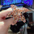 Bun Rhinestone Starfish Hair Tie Large Intestine Ring New Adult Korean Style Flannel Metal Hair Ring Headdress