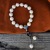 Gray Porcelain Beads 12mm Beads Bracelet Wholesale Retro Han Chinese Clothing Wind Tassel Accessories Live Supply