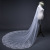 Long Tail Wedding Accessories European and American Bride Lace 3 M Wide Veil Beige Pure White Factory Direct Sales