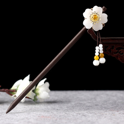 Retro Hairpin Hairpin Tassel Hair Pin Headdress for Han Chinese Clothing Ethnic Style Ancient Costume Hair Accessories