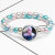 New Rainbow Frozen Elsa Elsa Anna Princess Beaded Bracelet Cute Girl Cartoon Bracelet