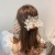 Summer New Mesh Bow Lazy Bun Hair Band Online Influencer Headdress Female Tie Head Flower Hair Curler