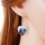 Frozen 2 Heart-Shaped Eardrops Children's Cartoon Elsa Elsa Anna Princess Girl Gem Ear Clip Earring