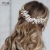 Hair Comb European and American Bride Headdress Polymer Clay Flower Crystal String Beads Double-Headed Hair Comb Hp337