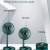 Foldable Desktop Fan Mute USB Charging Office Desktop Mini Small Electric Fan Wind Student Dormitory