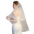 Short Double Layer Veil Bride Wedding Accessories with Hair Comb Exquisite Elastic Net Welt Factory in Stock Wholesale