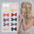 Valentine's Day Girl Bow Barrettes Xiaohongshu Sweet Retro Children's Accessories Red Twisted Blades