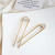 Bun Metal Hair Clasp Japanese Metal U-Shaped Updo Pin Chic Simple All-Match Hair Plug Hair Accessories for Women