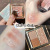 Hellostyle Three Colors Four Color Eyeshadow Palette Shimmer Matte Thin and Glittering Cookie Rose Earth Tone Eyeshadow
