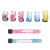 New PVC Waterproof Identification Bracelet Children's Anti-Lost Writable Wrist Strap 12 Sets Wholesale