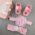 European and American New Mesh Irregular Bow Korean Style Children's Hair Band Socks Set Baby Gift Set