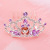 Disney Children's Small Crown Hairpin Metal Material Children's Ice and Snow Headdress Girl Cute Crown Hair Ornament