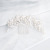 Bridal Wedding Dress Head Accessories Cross-Border Alloy Hollow Leaf Hair Comb Pearl Rhinestone Insert Comb for Updo