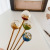 Korean Bright Starry Sky Hairpin Japanese Style Hairpin Cute Girl Updo Gold Foil Hair Plug Hair Clip Headdress Wholesale