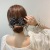 Summer New Mesh Bow Lazy Bun Hair Band Online Influencer Headdress Female Tie Head Flower Hair Curler