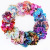 European and American Laser Large Intestine Hair Ring 14 Color Headdress Flower Pork Intestine Hair Curlers Wholesale