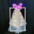 Bridal Double-Layer Pearl Ribbon Bow Veil Curling Internet Famous Photo Taking Head Accessories Children's Luminous Veil