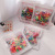 Korean Style New High Elastic Colorful Candy Color Series Cereal Donut 100 Children's Towel Ring Rubber Band Head Rope