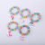 Cross-Border Amazon Rainbow Bracelet Epoxy Creative Unicorn Plastic Hair Tie Children's Bracelet Small Gift