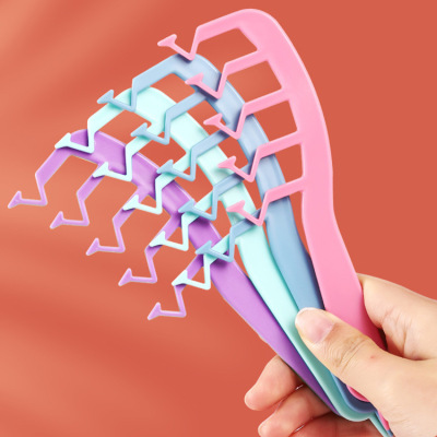 Hair Seam Comb Disappear Hair Seam Artifact Wide-Tooth Comb Sub for Women Only Anti-Static Massage Scalp Portable Home