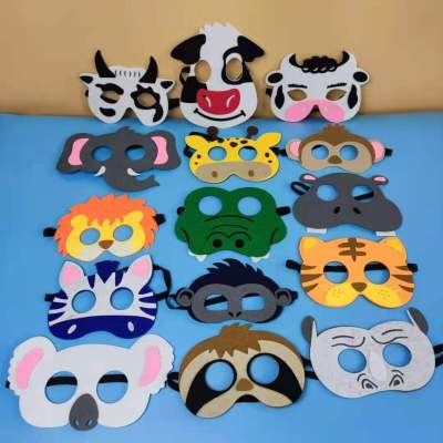 Cross-Border Felt Non-Woven Mask Creative Animal Children's Christmas Halloween Cosmetics and Jewelry Eye Mask