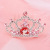 Disney Children's Small Crown Hairpin Metal Material Children's Ice and Snow Headdress Girl Cute Crown Hair Ornament